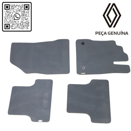 RN 748830 8201748830 JOGO DE TAPETE KARDIAN PRETO ORIGINAL 2